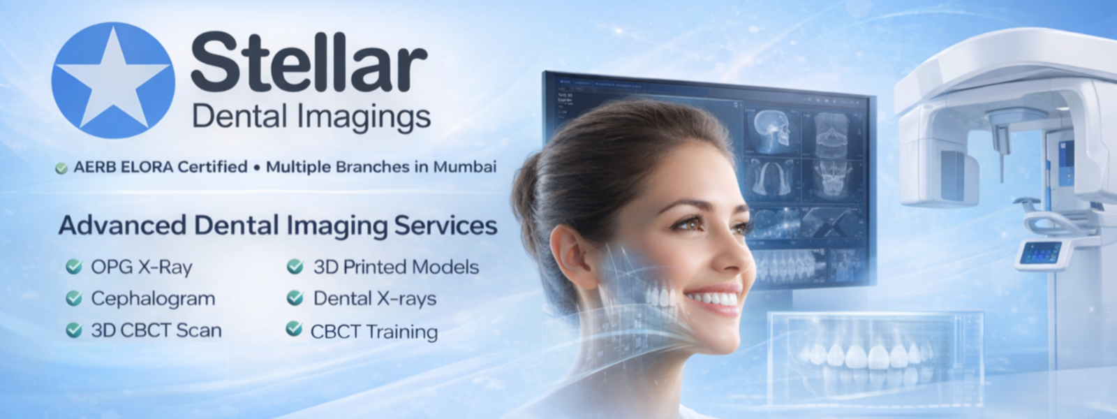 Stellar Dental Imagings Banner - AERB ELORA Certified Imaging Centers